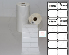 Decal thường 20mmx40 , cuộn 50 , 5tem/hàng