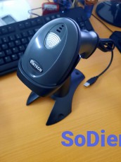 Máy quét mã vạch Vintech VT6140U - Có dây, có chân đế, quét tự động trên chân đế. Phù hợp sử dụng bán hàng quần áo, giày dép, kiểm kho, shiper