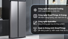 Tủ lạnh Samsung Inverter 583 lít Side By Side RS57DG400EM9SV