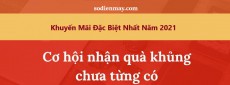 Bản Tin Khuyến Mãi 2021 - Sodienmay
