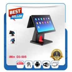 Máy bán hàng IMIN D3-505( 2+16 gb) Model: I20D02, 2 màn hình