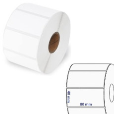 Decal pvc 80x40mm , cuộn 50m