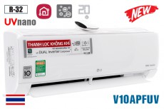 Điều hòa LG inverter 9000BTU 1 chiều UVnano V10APFUV