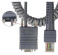 Dây cáp Zebra CBA-U21-S07ZBR xoăn lò xo 5m - Cáp USB cho máy Symbol Zebra Motorola LS2208, DS2208, DS4308, DS9208, DS9308